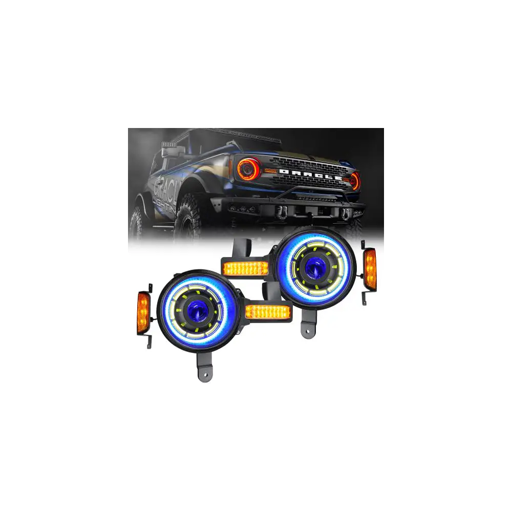 Oracle Lighting Oculus Bi-LED Projector Headlights - ColorSHIFT - ORA5886-BC2